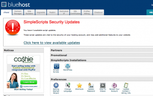 Bluehost cPanel